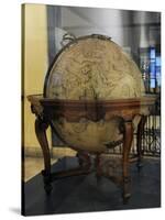 Terrestrial Globe by Cosmographer Vicenzo Coronelli-null-Stretched Canvas