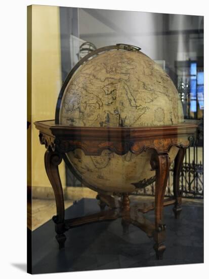 Terrestrial Globe by Cosmographer Vicenzo Coronelli-null-Stretched Canvas