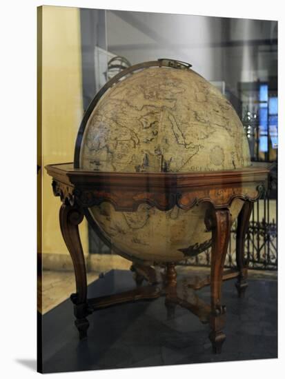 Terrestrial Globe by Cosmographer Vicenzo Coronelli-null-Stretched Canvas