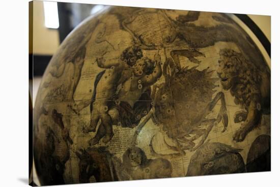 Terrestrial Globe by Cosmographer Vicenzo Coronelli-null-Stretched Canvas