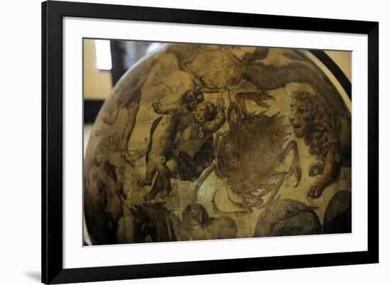 Terrestrial Globe by Cosmographer Vicenzo Coronelli-null-Framed Giclee Print