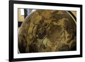 Terrestrial Globe by Cosmographer Vicenzo Coronelli-null-Framed Giclee Print