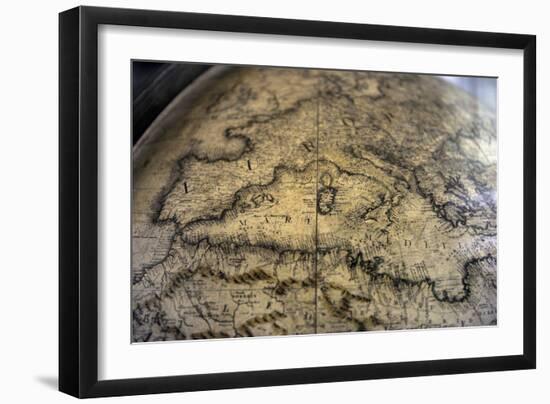 Terrestrial Globe by Cosmographer Vicenzo Coronelli-null-Framed Giclee Print