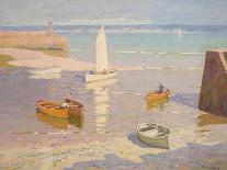 Low Tide, St Ives, Cornwall, C.1934-Terrick Williams-Framed Giclee Print