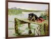 Terrier - Fishing, C.1890-Philip Eustace Stretton-Framed Giclee Print