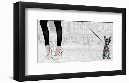 Terrier in Rome-SM Design-Framed Art Print