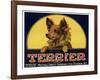 Terrier Label-null-Framed Giclee Print