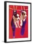 Terrier Puppies in Socks-Found Image Press-Framed Photographic Print