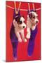 Terrier Puppies in Socks-Found Image Press-Mounted Photographic Print