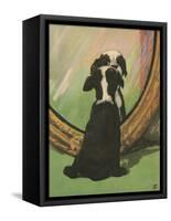 Terrier Trouble IV-null-Framed Stretched Canvas