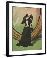 Terrier Trouble IV-null-Framed Art Print