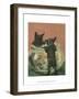 Terrier Trouble VI-null-Framed Art Print