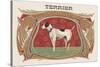 Terrier-Art Of The Cigar-Stretched Canvas