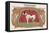 Terrier-Art Of The Cigar-Framed Stretched Canvas