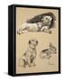 Terriers, 1930, Just Among Friends, Aldin, Cecil Charles Windsor-Cecil Aldin-Framed Stretched Canvas