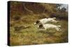 Terriers on a Hare-Thomas Blinks-Stretched Canvas