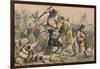 Terrific Combat Between Richard Coeur De Lion and Saladin, 1850-John Leech-Framed Giclee Print