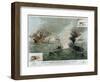 Terrific Engagement Between the "Monitor" and "Merrimac"-null-Framed Giclee Print