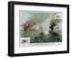 Terrific Engagement Between the "Monitor" and "Merrimac"-null-Framed Giclee Print