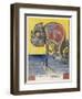 Terrified by German U-Boats the English Pretend to be Neutral-Franz Juttner-Framed Art Print