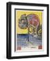 Terrified by German U-Boats the English Pretend to be Neutral-Franz Juttner-Framed Art Print