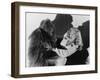 Terrified Woman Being Attacked by Gorilla-null-Framed Photo