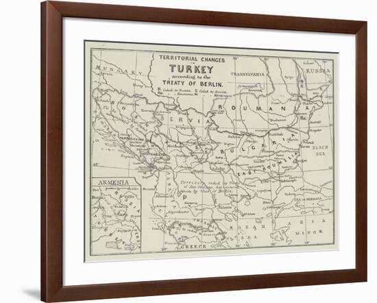 Territorial Changes in Turkey-null-Framed Giclee Print