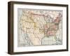 Territories of the United States in 1830-null-Framed Giclee Print