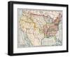 Territories of the United States in 1830-null-Framed Giclee Print