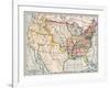 Territories of the United States in 1830-null-Framed Giclee Print