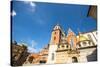 Territory of Royal Palace in Wawel in Krakow, Poland.-De Visu-Stretched Canvas