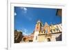 Territory of Royal Palace in Wawel in Krakow, Poland.-De Visu-Framed Photographic Print