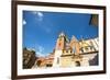 Territory of Royal Palace in Wawel in Krakow, Poland.-De Visu-Framed Photographic Print