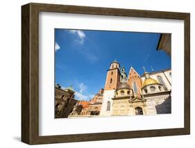 Territory of Royal Palace in Wawel in Krakow, Poland.-De Visu-Framed Photographic Print