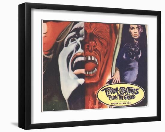 Terror Creatures From The Grave, 1966-null-Framed Art Print