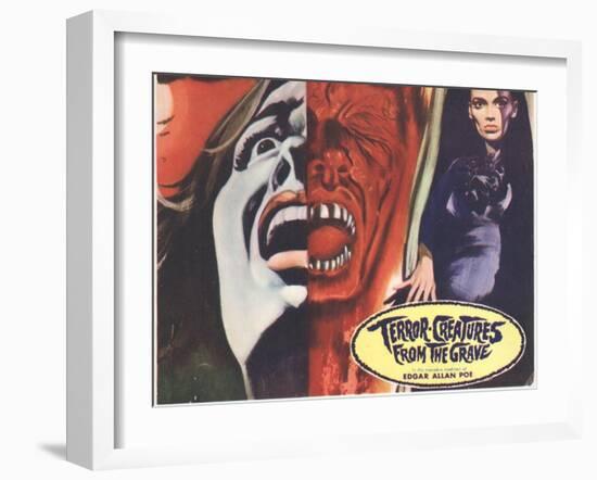 Terror Creatures From The Grave, 1966-null-Framed Art Print