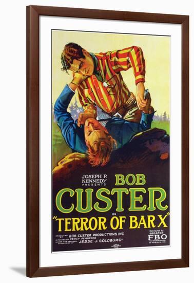 Terror Of Bar X - 1927-null-Framed Giclee Print