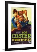 Terror Of Bar X - 1927-null-Framed Giclee Print