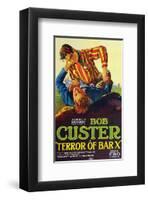 Terror Of Bar X - 1927-null-Framed Giclee Print