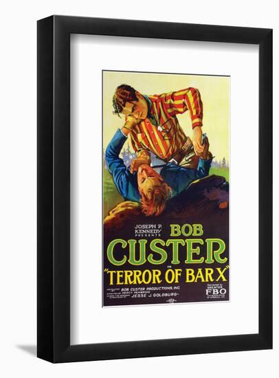 Terror Of Bar X - 1927-null-Framed Giclee Print