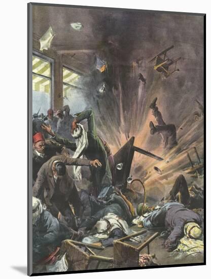 Terrorist Bomb, 1939, Asia-Achille Beltrame-Mounted Art Print
