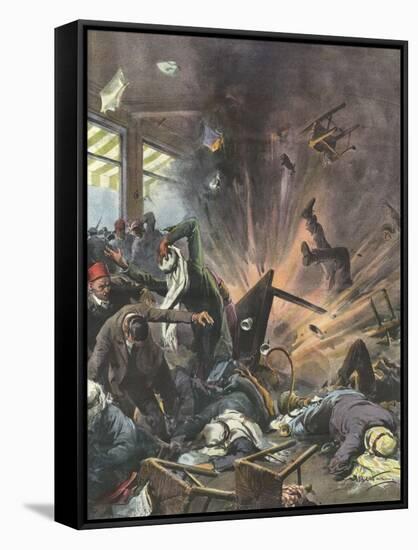 Terrorist Bomb, 1939, Asia-Achille Beltrame-Framed Stretched Canvas