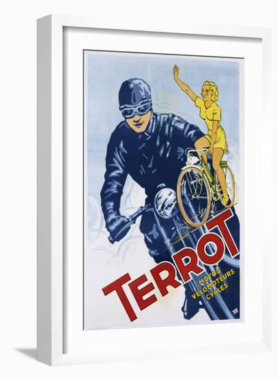 Terrot Cycles Poster-null-Framed Giclee Print