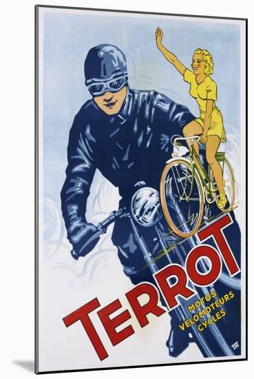 Terrot Cycles Poster-null-Mounted Giclee Print