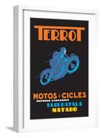 Terrot Motorcycles and Bicycles-null-Framed Art Print