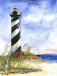 Small Hatteras Lighthouse-Terry Bailey Burton-Framed Art Print