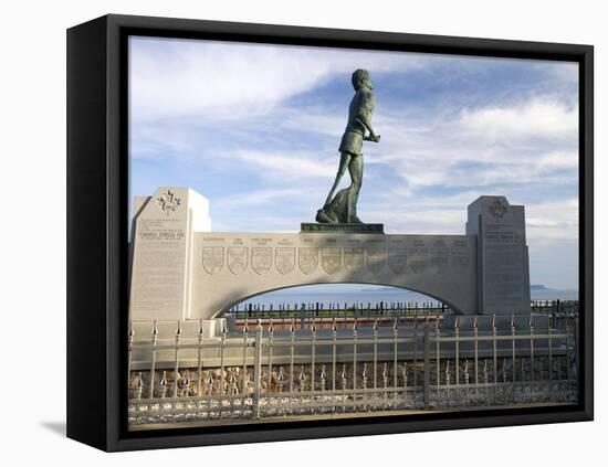 Terry Fox Monument, Thunder Bay, Ontario, Canada-David R. Frazier-Framed Stretched Canvas