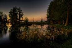 Sunset at the Northern of Deer Point Lake in Bay County, Florida, United States-Terry Kelly-Laminated Photographic Print