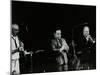 Terry Lightfoot, Peanuts Hucko and Billy Butterfield Playing at Potters Bar, Hertfordshire, 1986-Denis Williams-Mounted Photographic Print