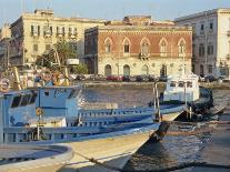 Boats in the Harbour, Ortygia, Syracuse, on the Island of Sicily, Italy, Europe-Terry Sheila-Photographic Print